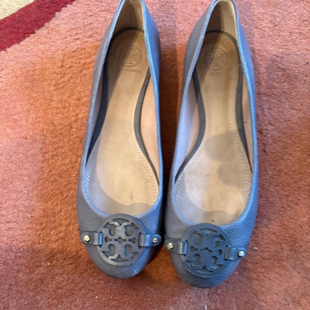 Tory Burch Gray Women's Flats